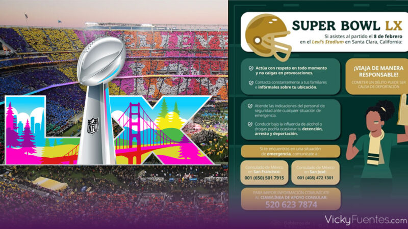 La SRE  llama a mexicanos que irán al Super Bowl a actuar con responsabilidad
