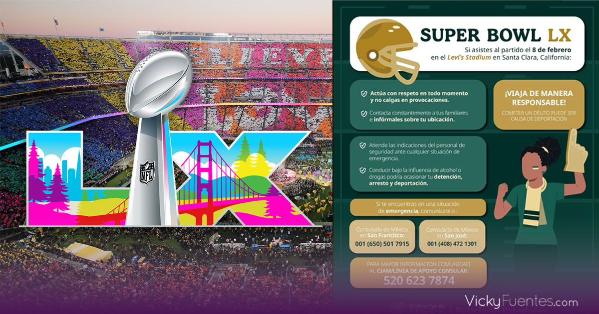 La SRE  llama a mexicanos que irán al Super Bowl a actuar con responsabilidad