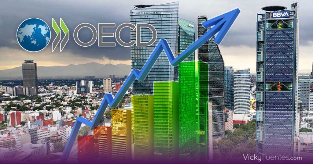 OCDE eleva a 1.4% el PIB de México y alerta por aranceles