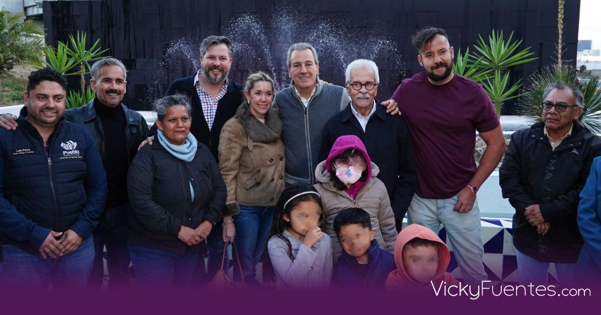 Pepe Chedraui inaugura mantenimiento de la fuente en el Distribuidor Vial 485