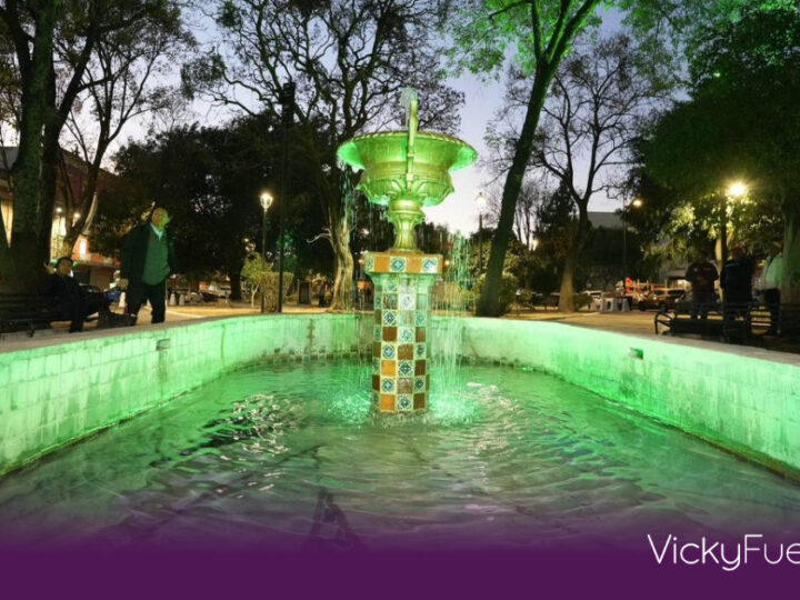 Pepe Chedraui entrega mantenimiento de fuentes y áreas verdes en el parque de San José
