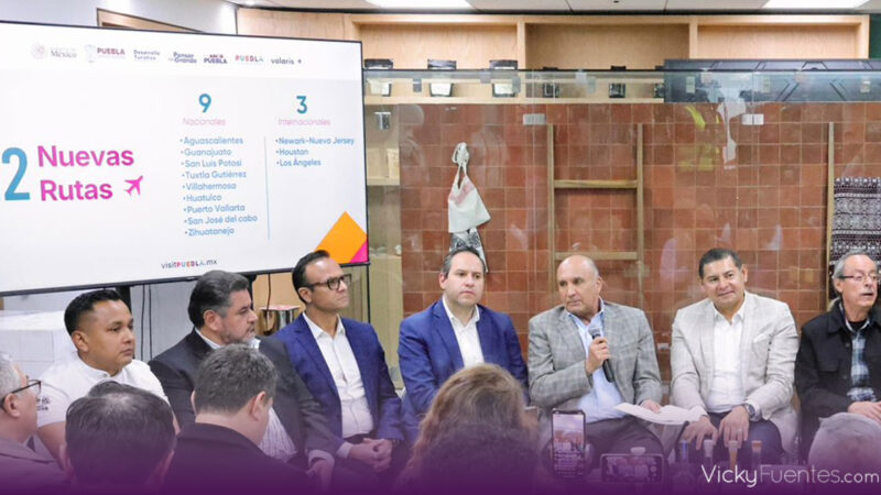 Puebla amplía su conectividad aérea con 12 nuevas rutas nacionales e internacionales