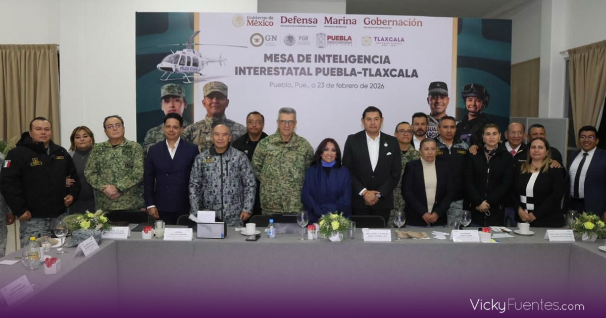 Puebla y Tlaxcala refuerzan seguridad en la zona limítrofe con mesa interestatal
