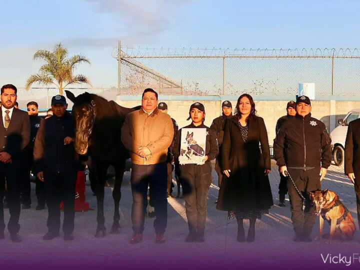 San Andrés Cholula rinde homenaje a Trinchera, Kia y Baco por años de servicio en seguridad pública