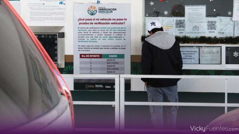 Verificación vehicular en Puebla registra alto cumplimiento durante enero de 2026