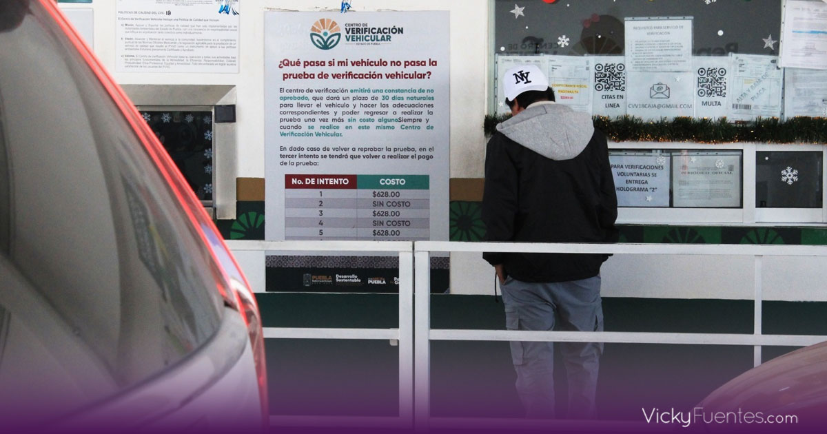 Verificación vehicular en Puebla registra alto cumplimiento durante enero de 2026