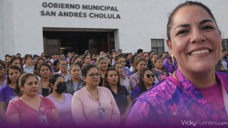 780 trabajadoras del Ayuntamiento de San Andrés Cholula participarán en el paro del 9 de marzo