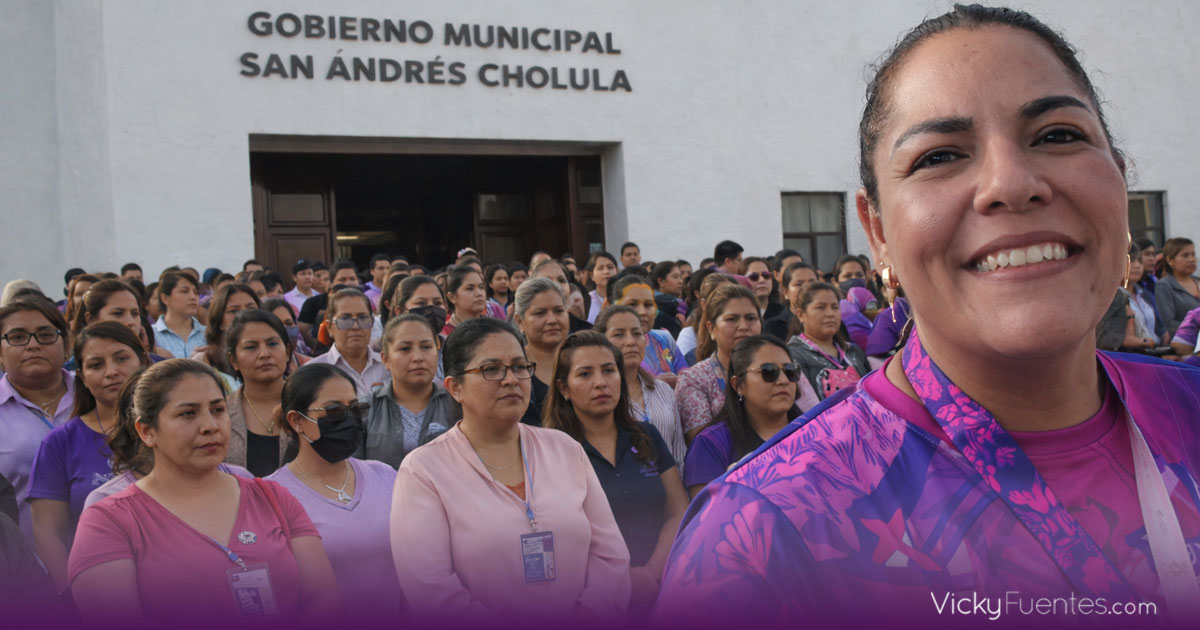 780 trabajadoras del Ayuntamiento de San Andrés Cholula participarán en el paro del 9 de marzo