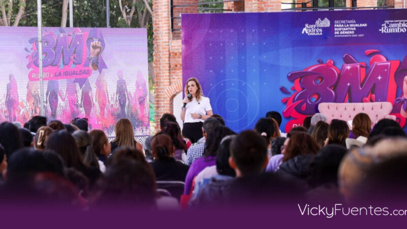 San Andrés Cholula fortalece la agenda de género con la jornada 8M rumbo a la igualdad