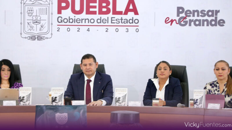 Alejandro Armenta afirma que protección de las mujeres es política permanente en Puebla tras marchas del 8M