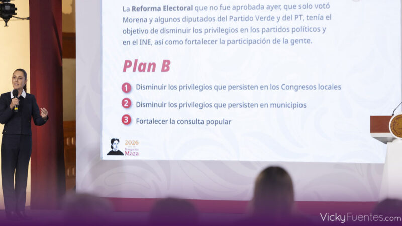 Claudia Sheinbaum critica a diputados que rechazaron su reforma electoral y Morena analiza medidas internas