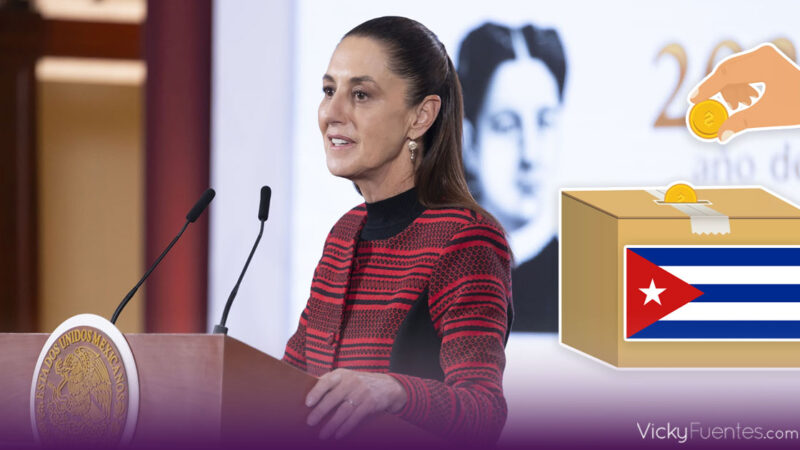 Claudia Sheinbaum dona 20 mil pesos a Cuba y aclara que fue decisión personal