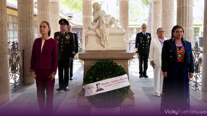 Claudia Sheinbaum honra a Margarita Maza en su bicentenario y reconoce a las mujeres de México