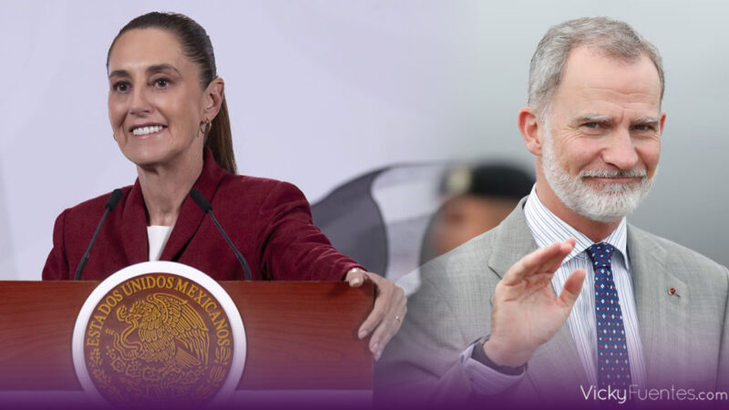 Claudia Sheinbaum ve “gesto de acercamiento” en palabras del rey de España sobre la conquista