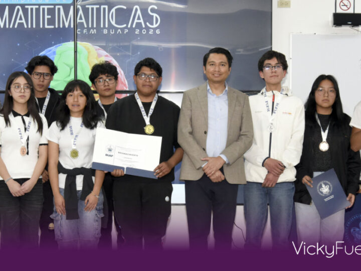 Estudiantes de la BUAP ganan medalla de oro en la Olimpiada Estatal de Matemáticas 2026