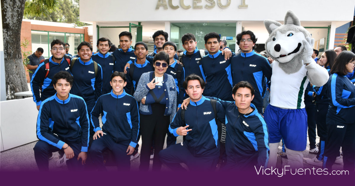 Lilia Cedillo abandera a 875 atletas de la BUAP para los Juegos Nacionales 2026