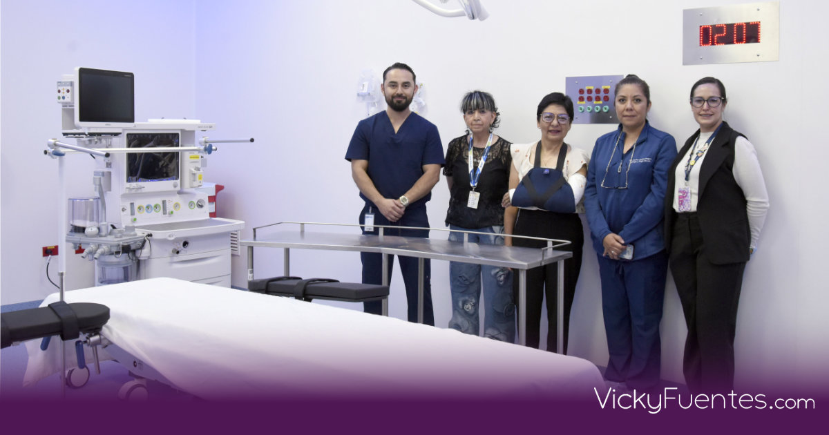 Lilia Cedillo inaugura sala de hemodinamia y tres quirófanos en el HUP de la BUAP