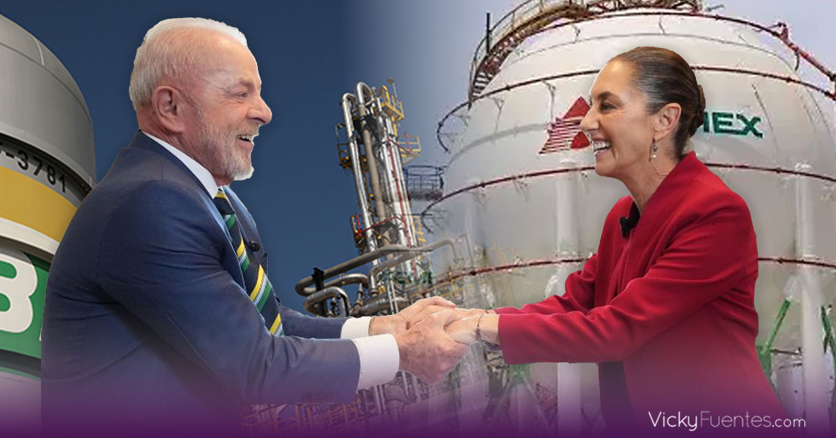 Lula da Silva plantea a Claudia Sheinbaum alianza entre Petrobras y Pemex para explorar el Golfo