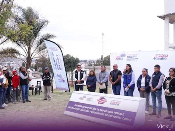 Más de mil habitantes de San Rafael Comac reciben ampliación de red de agua potable