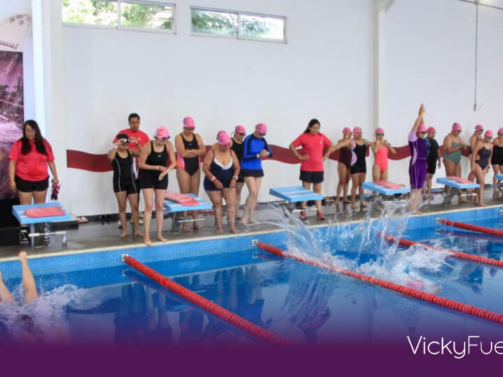 Mujeres nadadoras de Puebla conmemoran su día con la jornada deportiva Mujeres imparables