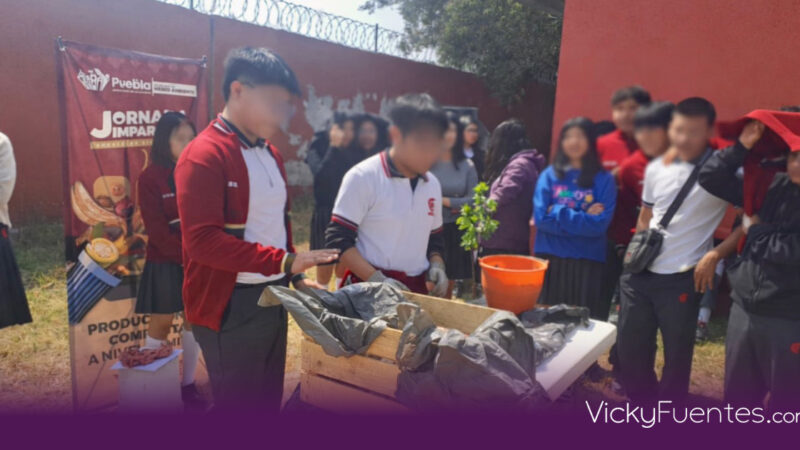 Pepe Chedraui impulsa cultura ambiental en escuelas de Puebla