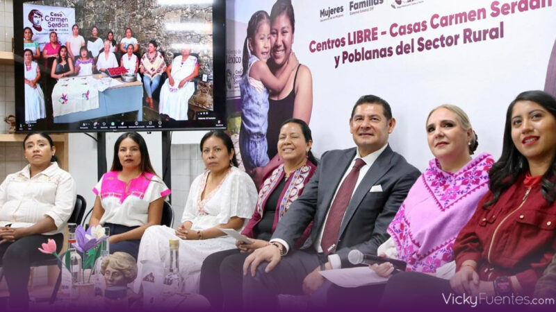Puebla impulsa 25 Centros LIBRE Casas Carmen Serdán para atender violencia contra mujeres
