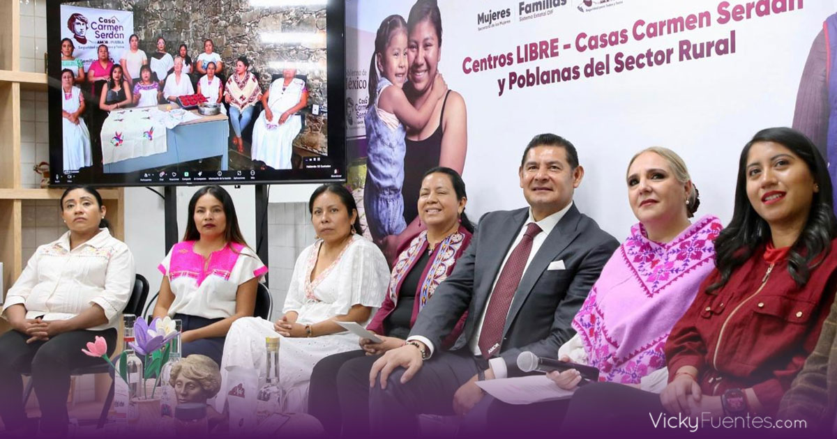 Puebla impulsa 25 Centros LIBRE Casas Carmen Serdán para atender violencia contra mujeres