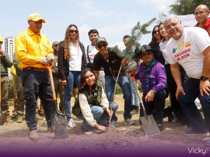 Refuerzan bosque urbano del CIS con reforestación en Puebla