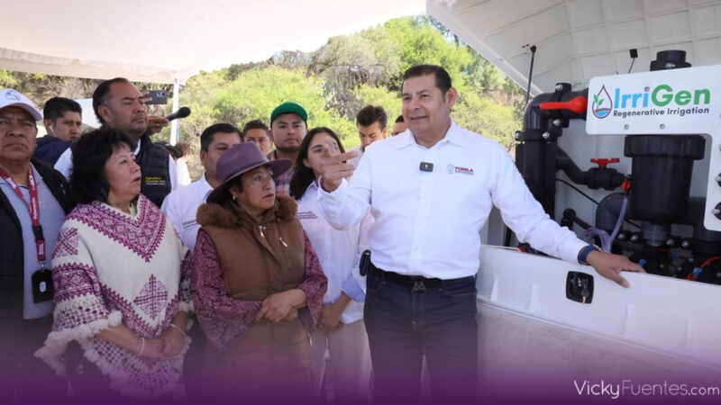 Riego tecnificado impulsa nueva etapa productiva en el campo poblano