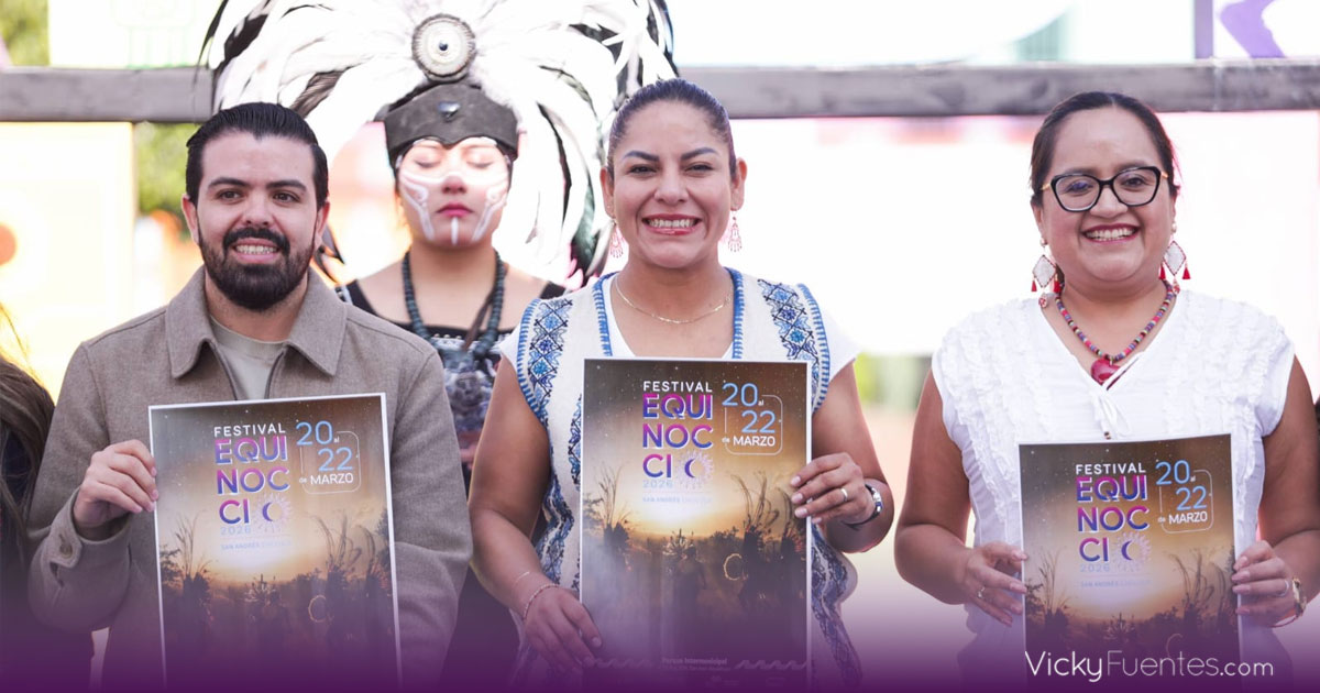 San Andrés Cholula alista el Festival Equinoccio 2026 con rituales, conciertos y turismo