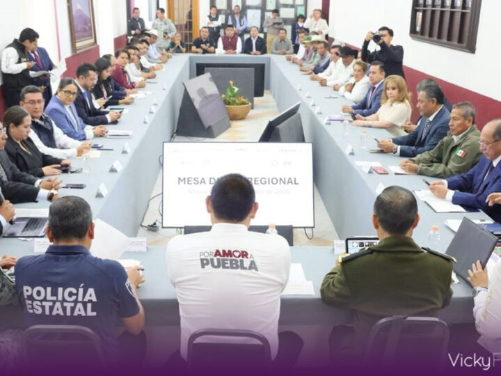 Alejandro Armenta encabeza mesa de seguridad y refuerza estrategia en Atlixco