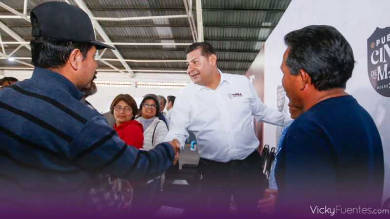 Alejandro Armenta impulsa inversión, seguridad y obra comunitaria en San José Chiapa