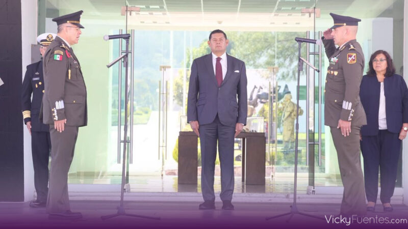 Alejandro Armenta resalta coordinación con Fuerzas Armadas para reforzar seguridad en Puebla