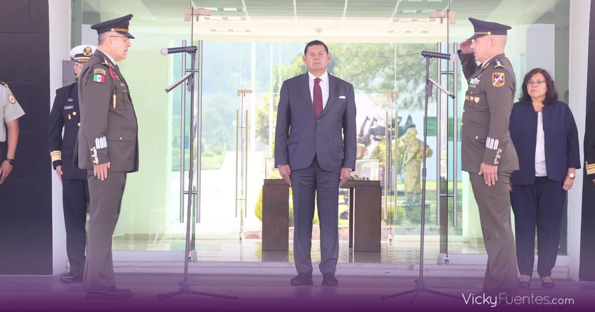 Alejandro Armenta resalta coordinación con Fuerzas Armadas para reforzar seguridad en Puebla