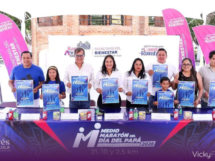 Anuncian Medio Maratón del Día del Padre 2026 en San Andrés Cholula