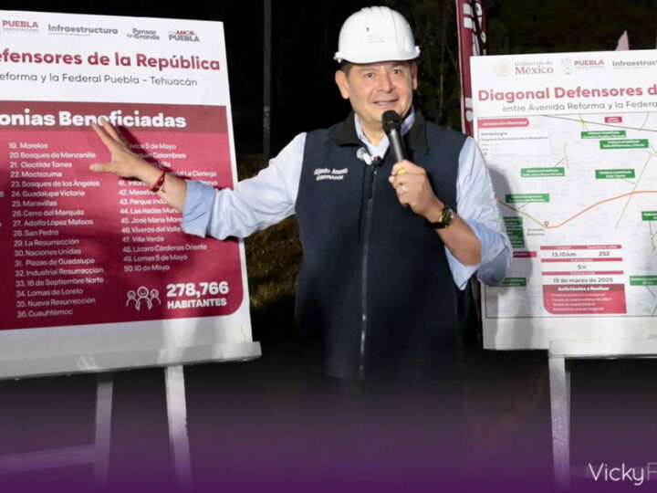 Avanza rehabilitación de la diagonal defensores en puebla tras décadas de rezago