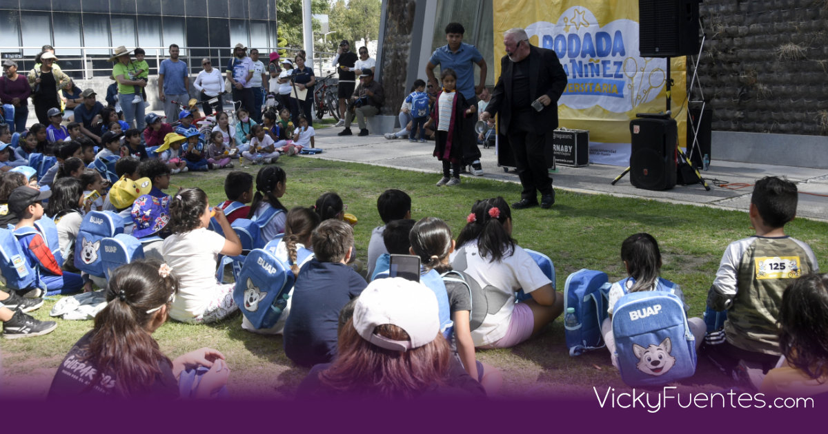 BUAP celebra la Primera rodada de la niñez universitaria 2026 en Puebla