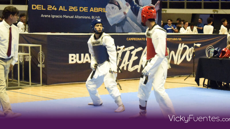 BUAP logra dos medallas en la clausura del Campeonato Nacional Universitario de Taekwondo