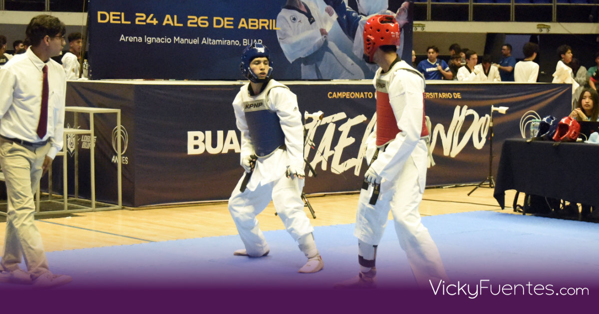 BUAP logra dos medallas en la clausura del Campeonato Nacional Universitario de Taekwondo