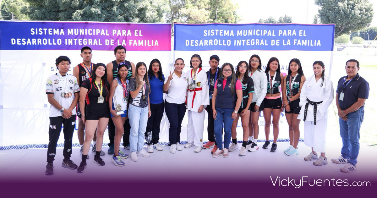 Lupita Cuautle fortalece el desarrollo infantil y deportivo en San Andrés Cholula