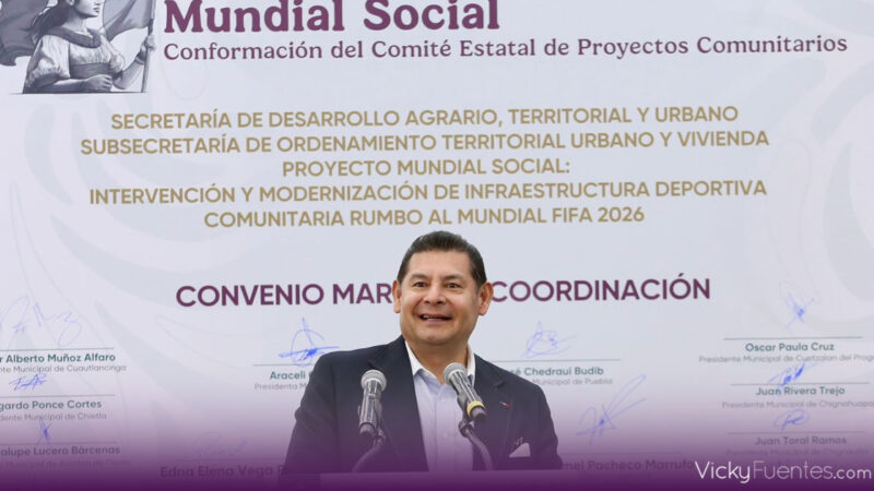 Puebla avanza 49% en canchas del programa Mundial Social