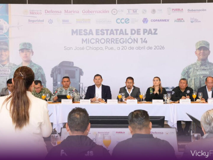 Puebla refuerza seguridad en la microrregión 14 con apoyo federal