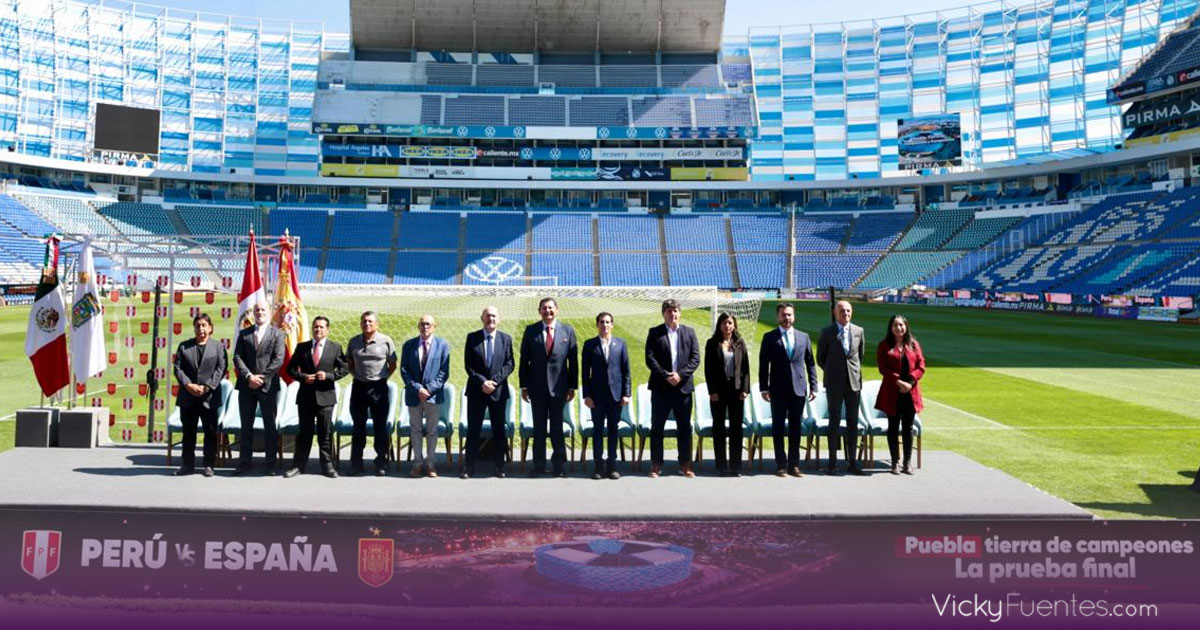 Puebla se alista para recibir a Perú y España en partido rumbo al Mundial 2026