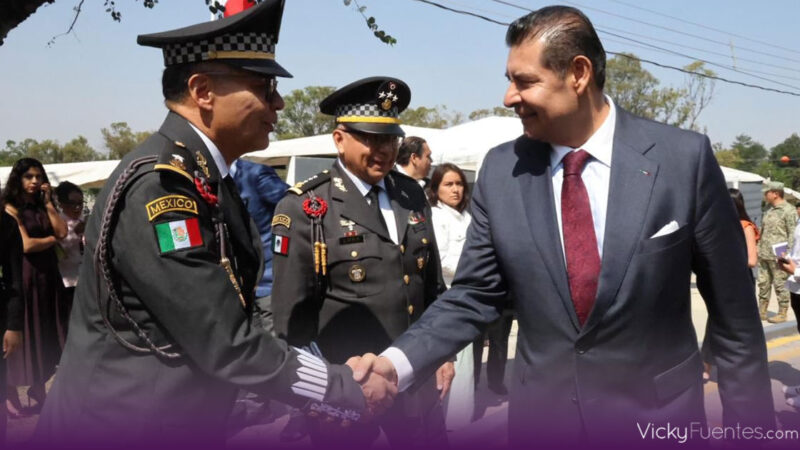 Alejandro Armenta refrenda coordinación con Guardia Nacional en Puebla