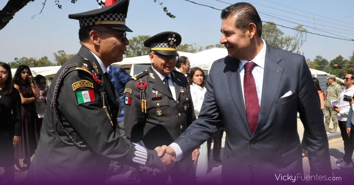 Alejandro Armenta refrenda coordinación con Guardia Nacional en Puebla
