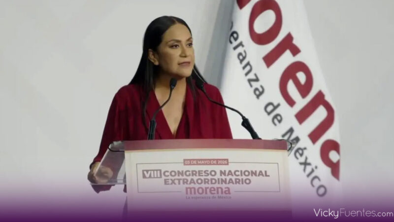 Ariadna Montiel asume liderazgo de Morena y fija línea de unidad y anticorrupción