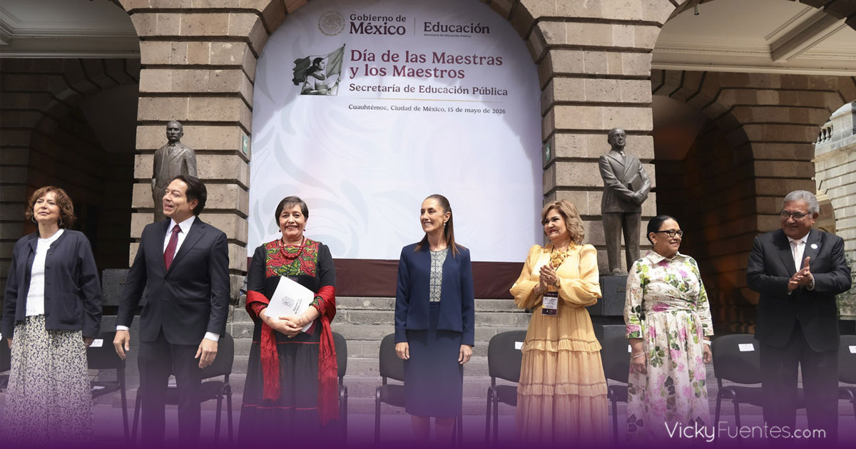 Claudia Sheinbaum anuncia aumento salarial del 9% para maestros en México