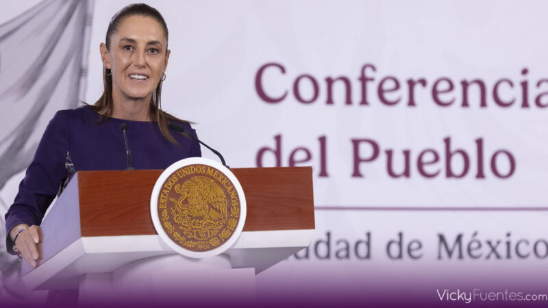 Claudia Sheinbaum destaca baja de la inflación a 4.11% y crecimiento del PIB en México