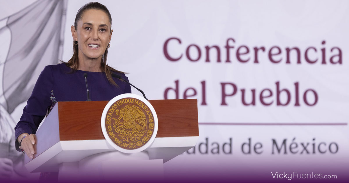 Claudia Sheinbaum destaca baja de la inflación a 4.11% y crecimiento del PIB en México