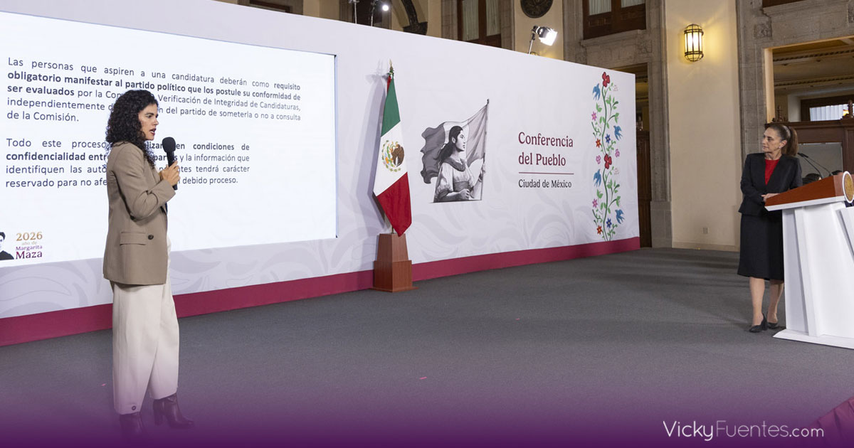 Claudia Sheinbaum plantea crear comisión del INE para revisar candidatos con posibles nexos criminales